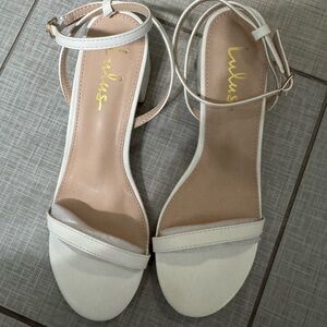 Lulu's Julia White Heels